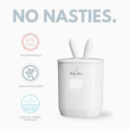Portable Bottle Warmer with 4 Adapters