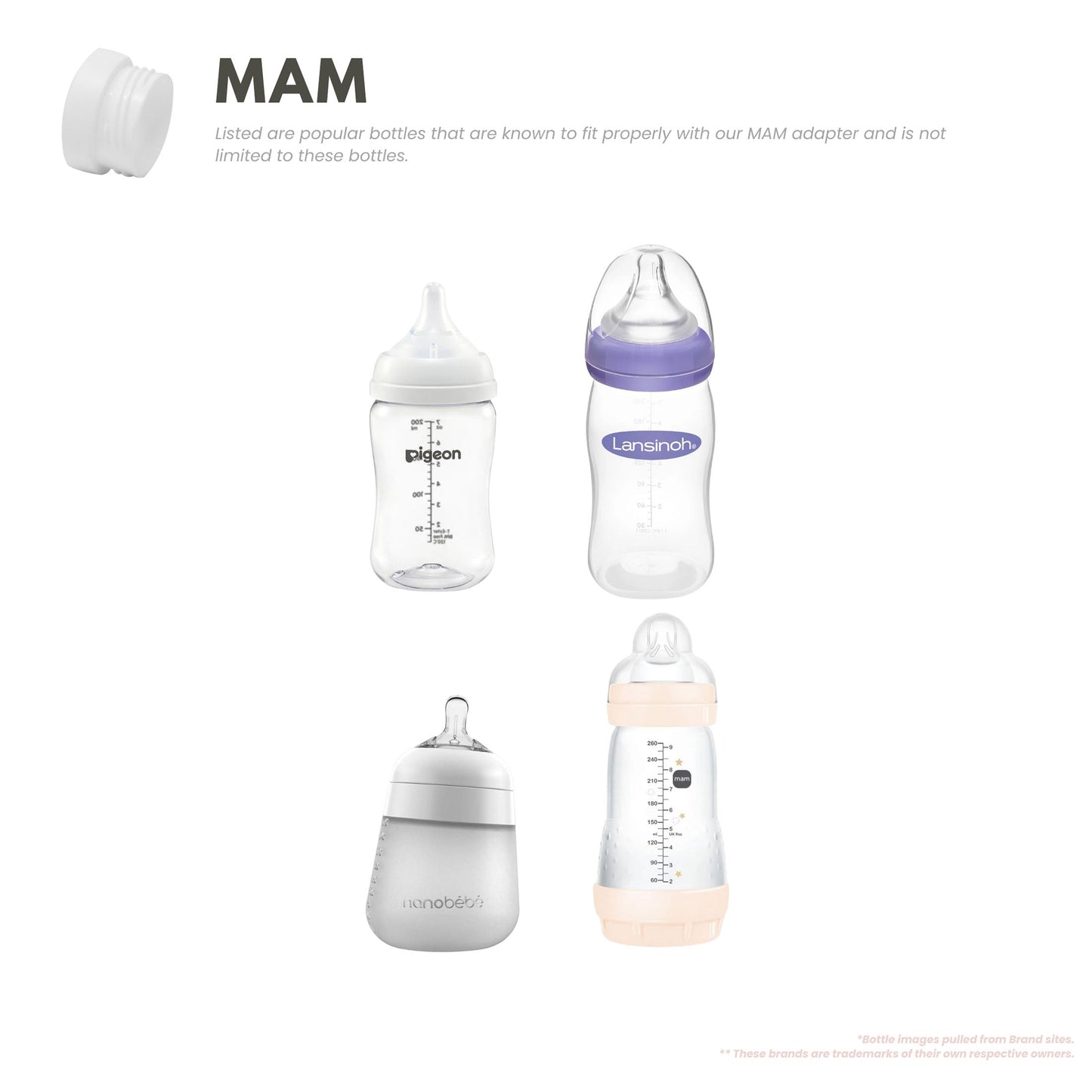 Portable Bottle Warmer with 4 Adapters