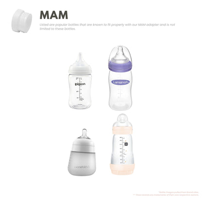 Portable Bottle Warmer with 4 Adapters