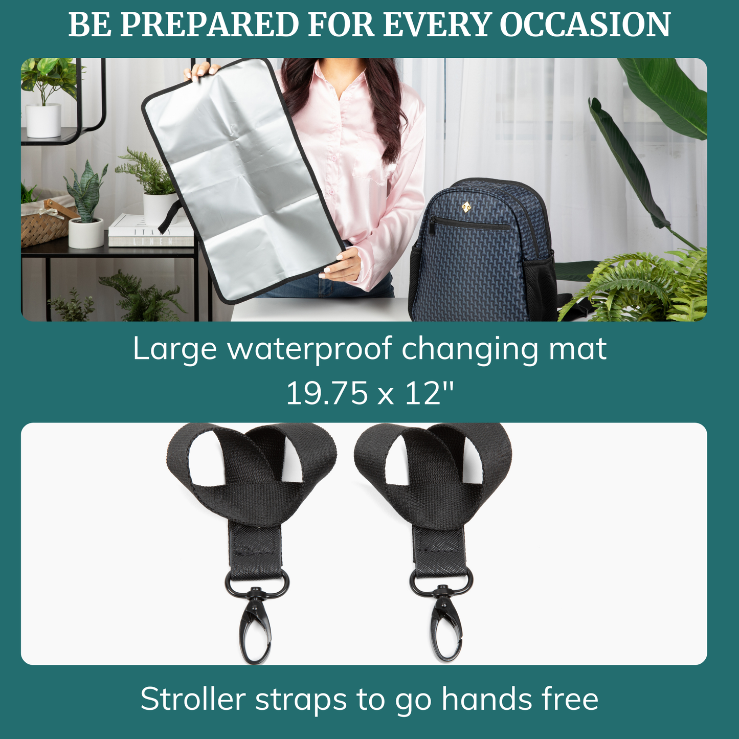 Small Diaper Bag Backpack - Claremont