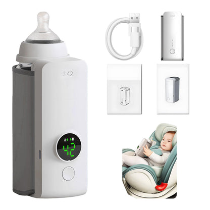 Wireless Rechargeable Bottle Warmer & Insulation Bag