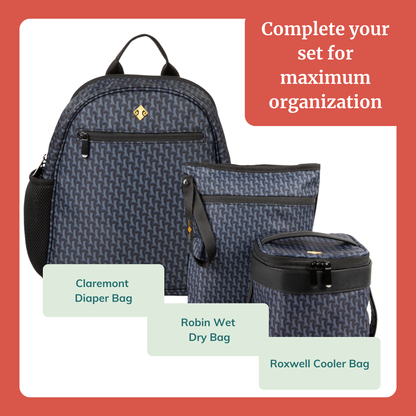 Small Diaper Bag Backpack - Claremont