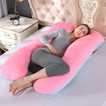 Pregnancy Maternity Pillow U Type Fleece