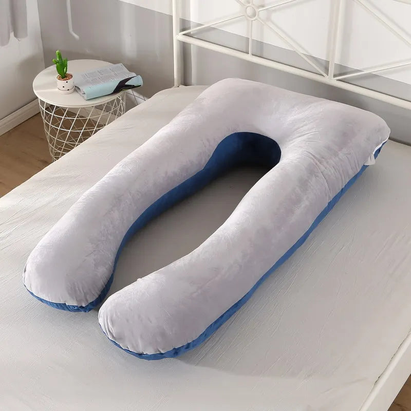 Pregnancy Maternity Pillow U Type Fleece