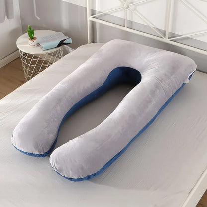 Pregnancy Maternity Pillow U Type Fleece