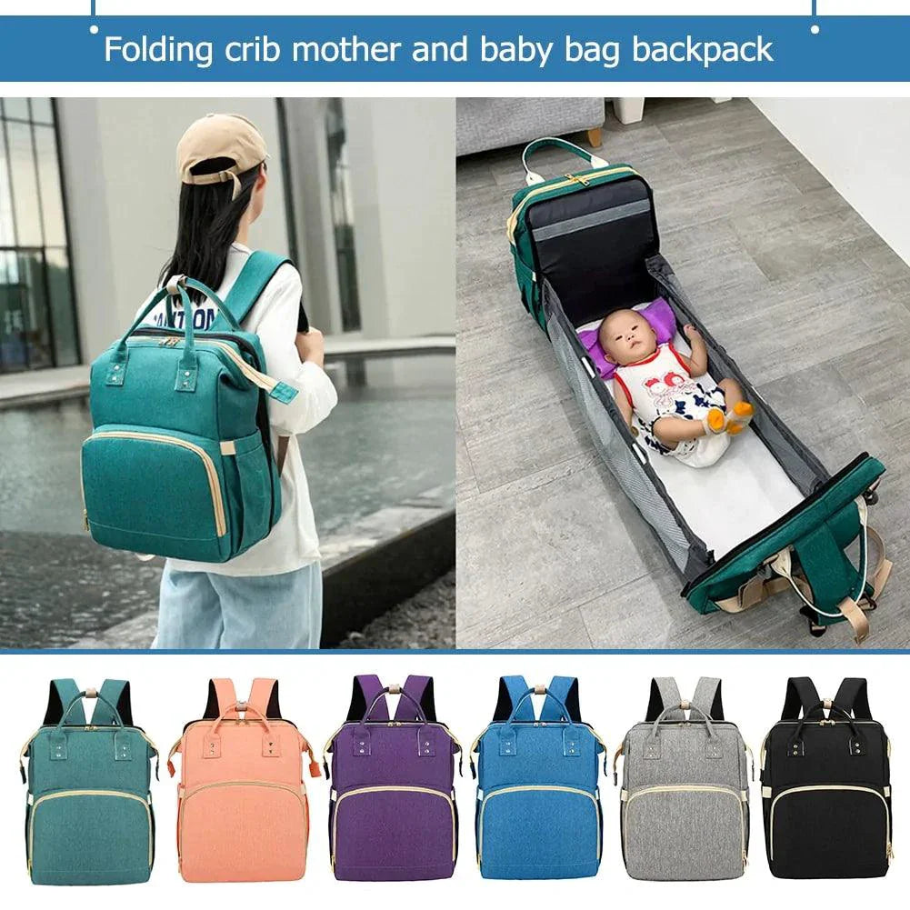 All-in-One Stroller Diaper Backpack